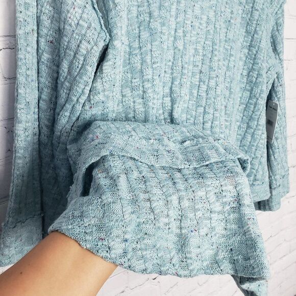 NEW Free People Baja Babe Knit Hooded Pullover Knit size L - Picture 9 of 10